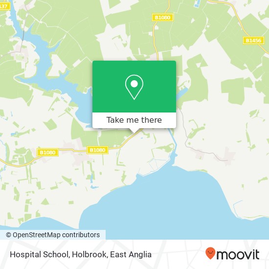 Hospital School, Holbrook map