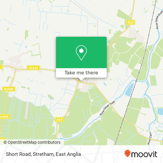 Short Road, Stretham map