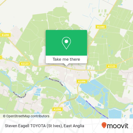 Steven Eagell TOYOTA (St Ives), Ramsey Road St Ives St Ives PE27 5 map