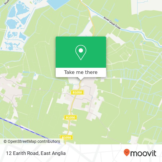 12 Earith Road, Willingham Cambridge map