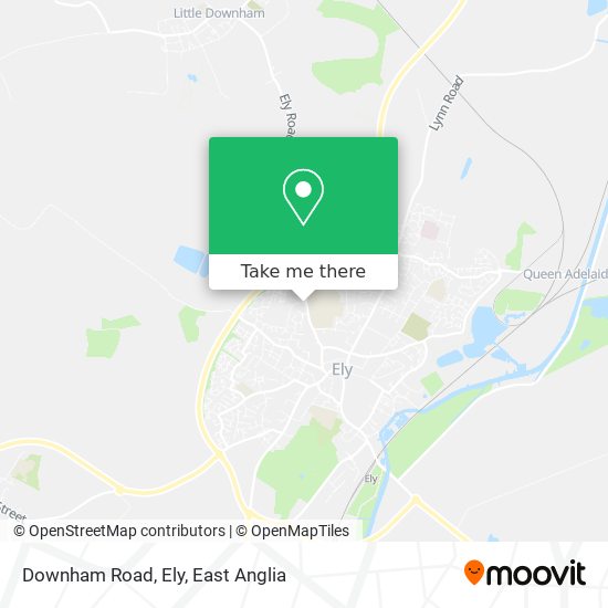 Downham Road, Ely map