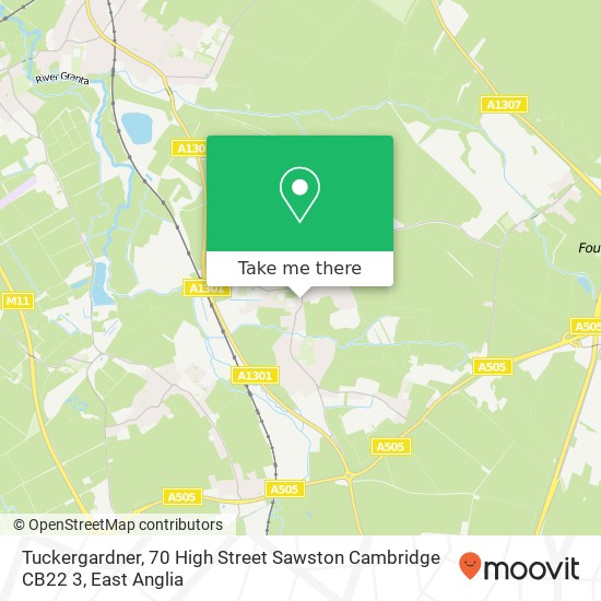 Tuckergardner, 70 High Street Sawston Cambridge CB22 3 map
