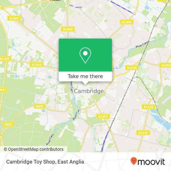 Cambridge Toy Shop, 29 Hobson Street Cambridge Cambridge CB2 3 map