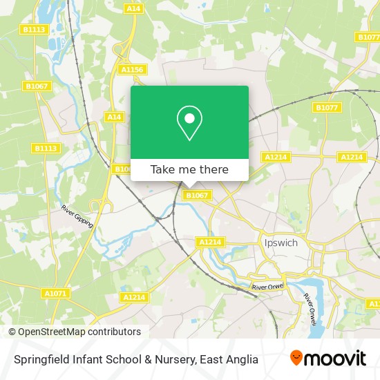 Springfield Infant School & Nursery map