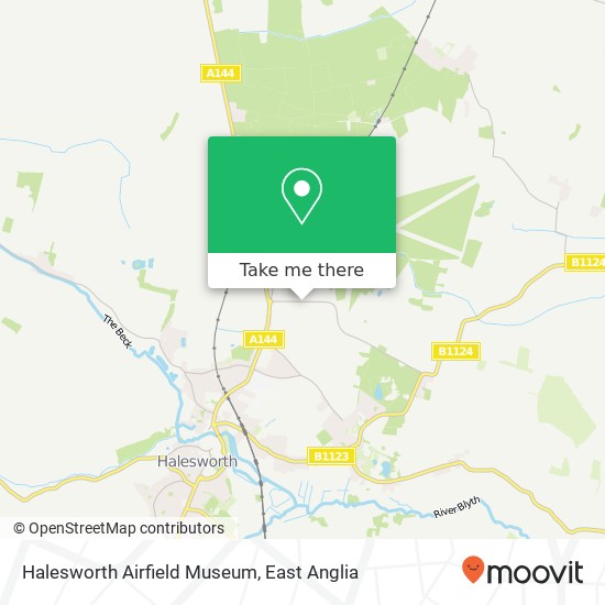 Halesworth Airfield Museum map