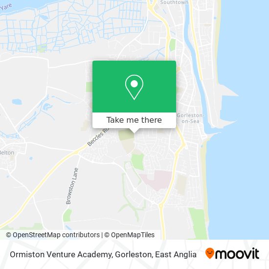 Ormiston Venture Academy, Gorleston map