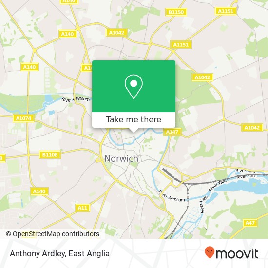 Anthony Ardley, 17 Magdalen Street Norwich Norwich NR3 1LE map