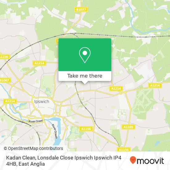 Kadan Clean, Lonsdale Close Ipswich Ipswich IP4 4HB map