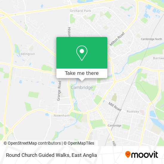Round Church Guided Walks map