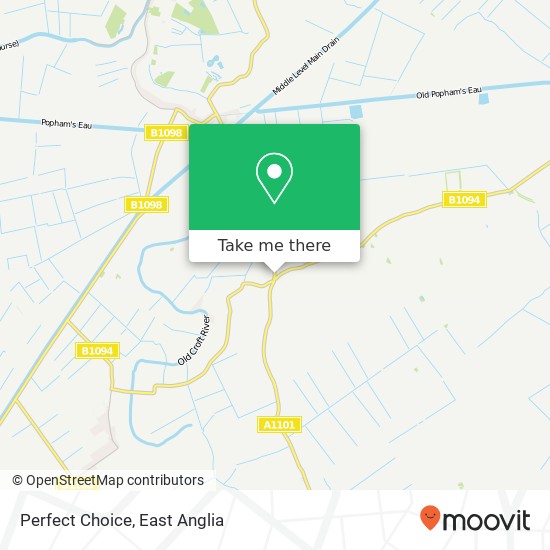 Perfect Choice, Main Road Threeholes Wisbech PE14 9 map