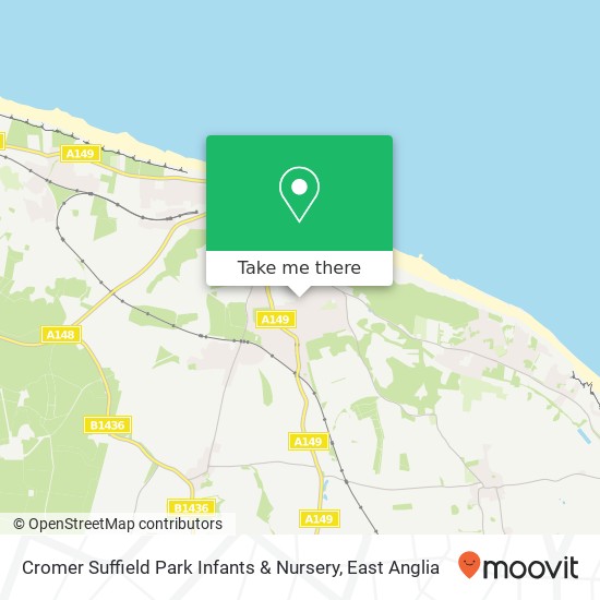 Cromer Suffield Park Infants & Nursery, Mill Road Cromer Cromer NR27 0 map