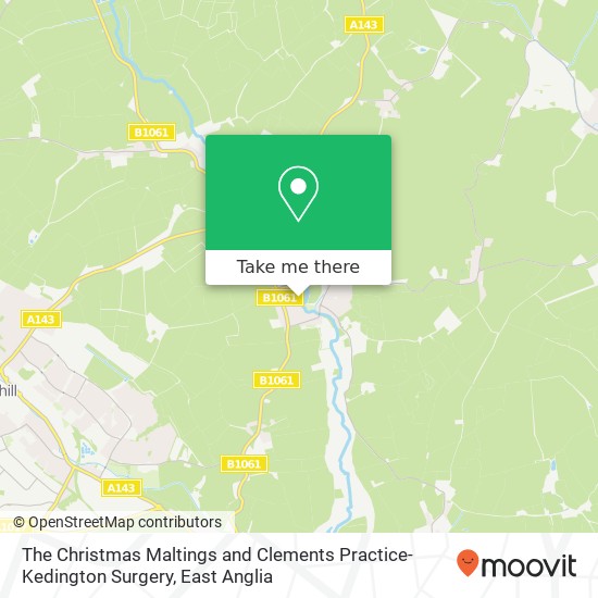 The Christmas Maltings and Clements Practice-Kedington Surgery, School Road Kedington Haverhill CB9 7NG map