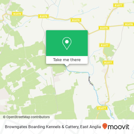 Browngates Boarding Kennels & Cattery, Ashbocking Road Henley Ipswich IP6 0 map