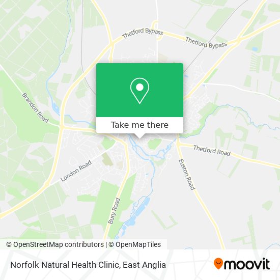 Norfolk Natural Health Clinic map