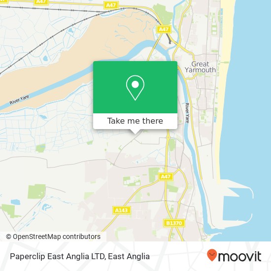 Paperclip East Anglia LTD, Marine Park Great Yarmouth Great Yarmouth NR31 0 map