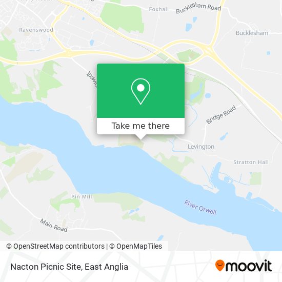 Nacton Picnic Site map