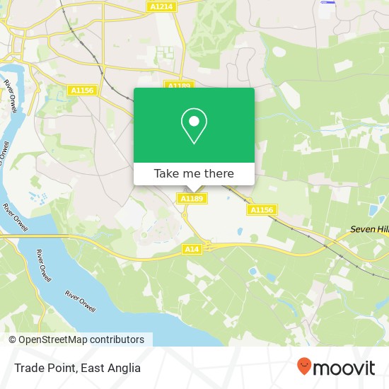 Trade Point, Ransomes Way Ipswich Ipswich IP3 9 map