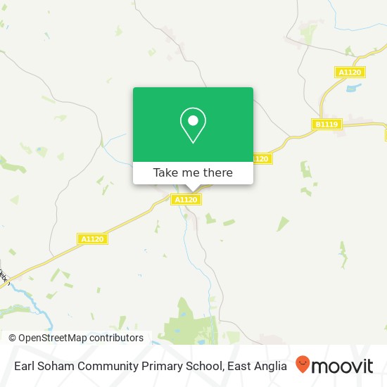 Earl Soham Community Primary School, The Street Earl Soham Woodbridge IP13 7 map