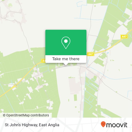 St John's Highway map