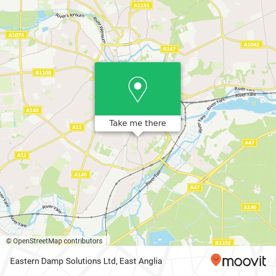 Eastern Damp Solutions Ltd, 115 City Road Norwich Norwich NR1 2HL map