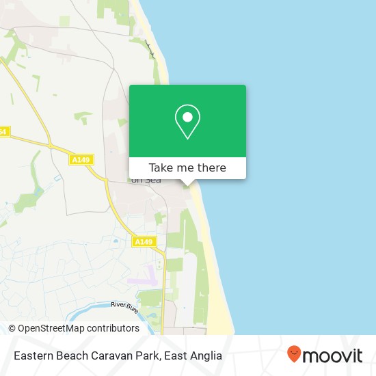 Eastern Beach Caravan Park map