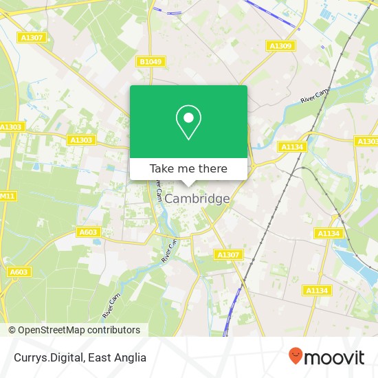 Currys.Digital, Lion Yard Cambridge Cambridge CB2 3 map