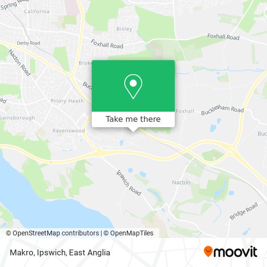 Makro, Ipswich map