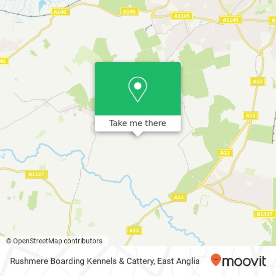 Rushmere Boarding Kennels & Cattery, Blowers Lane Rushmere Lowestoft NR33 8 map