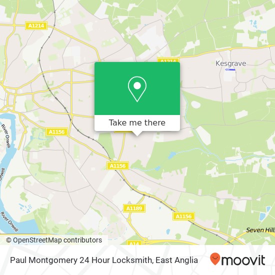 Paul Montgomery 24 Hour Locksmith, 61 Penshurst Road Ipswich Ipswich IP3 8QX map