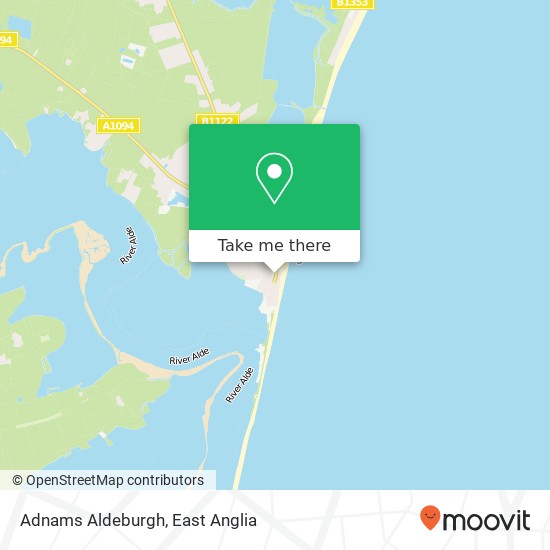 Adnams Aldeburgh, 179B High Street Aldeburgh Aldeburgh IP15 5 map