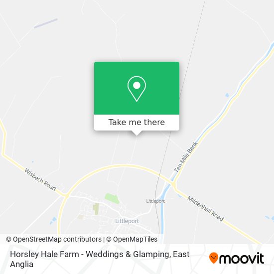 Horsley Hale Farm - Weddings & Glamping map