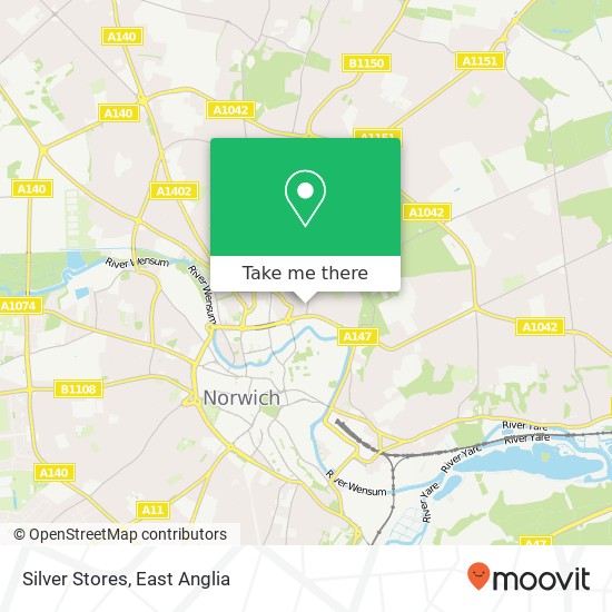 Silver Stores, 102 Silver Street Norwich Norwich NR3 4TU map