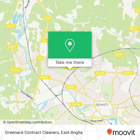 Greenace Contract Cleaners, 11 Kelvin Road Ipswich Ipswich IP1 5EH map