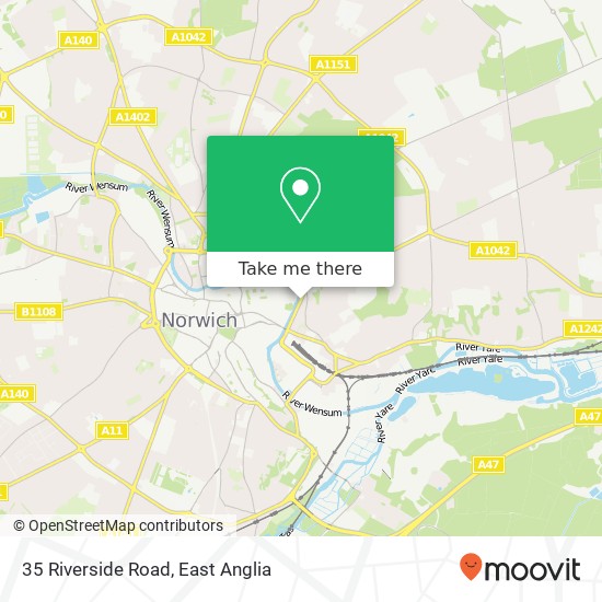 35 Riverside Road, Norwich Norwich map