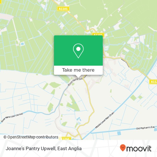 Joanne's Pantry Upwell, Town Street Upwell Wisbech PE14 9 map