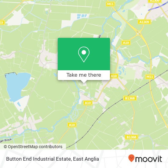 Button End Industrial Estate map