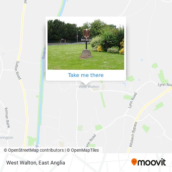 West Walton map