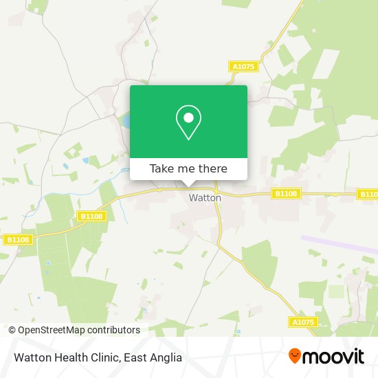 Watton Health Clinic map