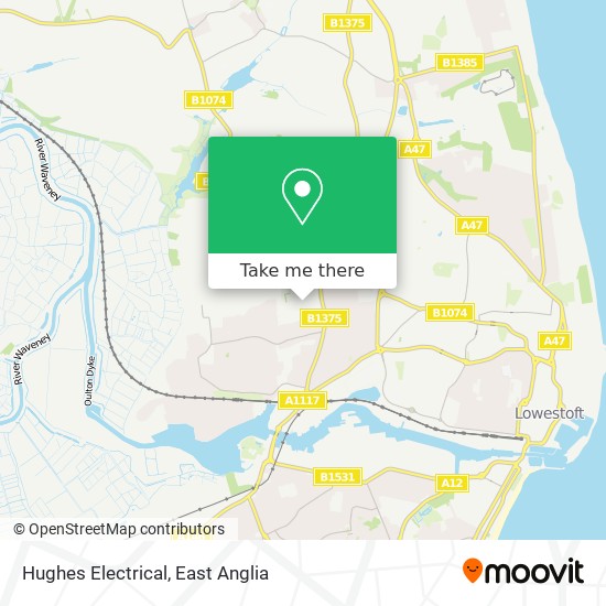 Hughes Electrical map