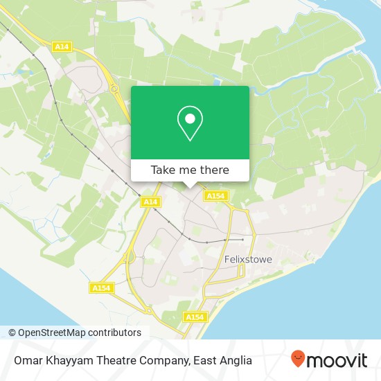 Omar Khayyam Theatre Company, 1 Ascot Drive Felixstowe Felixstowe IP11 9 map