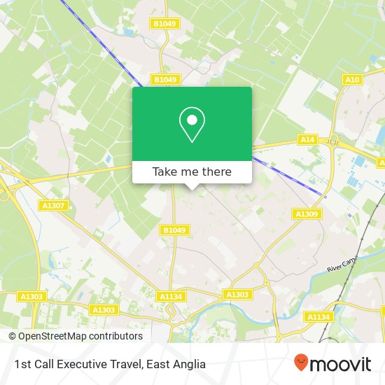 1st Call Executive Travel map