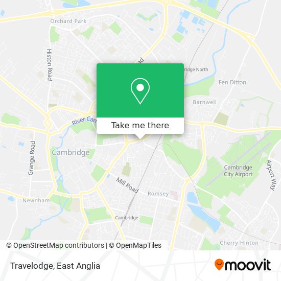Travelodge map