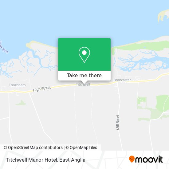 Titchwell Manor Hotel map