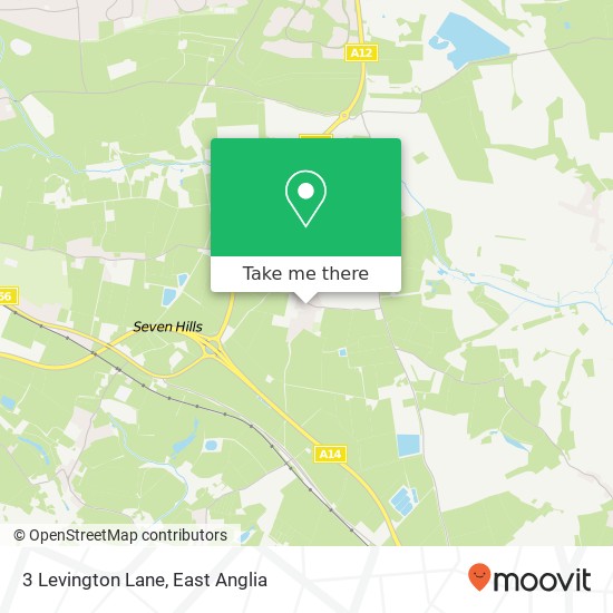 3 Levington Lane, Bucklesham Ipswich map