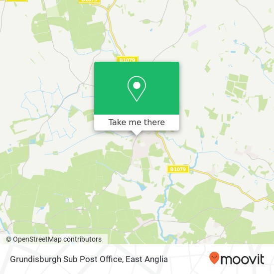 Grundisburgh Sub Post Office, The Street Grundisburgh Woodbridge IP13 6 map