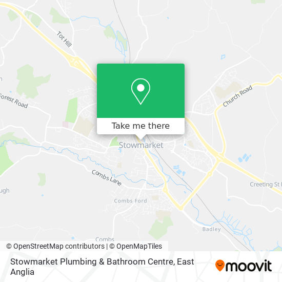 Stowmarket Plumbing & Bathroom Centre map