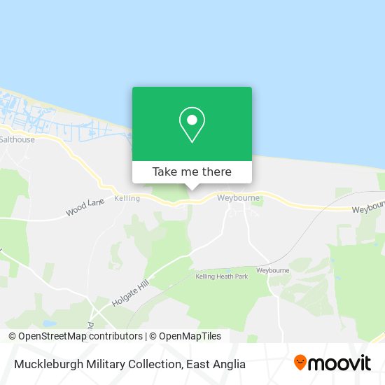 Muckleburgh Military Collection map