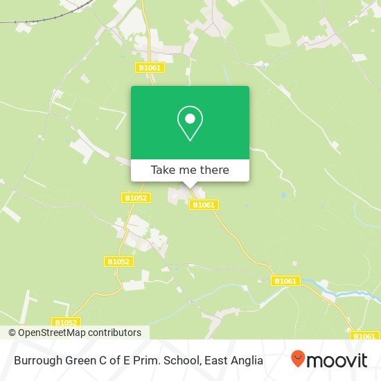 Burrough Green C of E Prim. School, Bradley Road Burrough Green Newmarket CB8 9 map