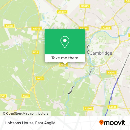 Hobsons House map