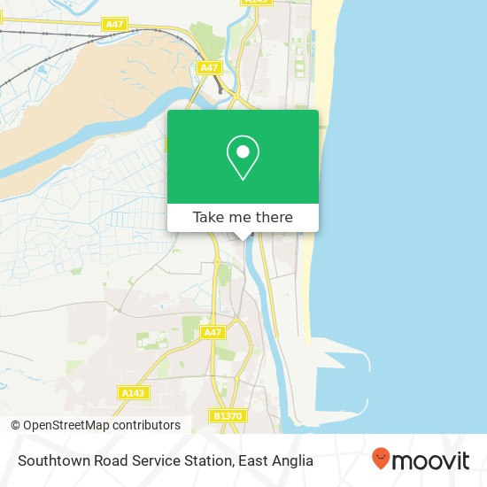 Southtown Road Service Station, 126 Southtown Road Great Yarmouth Great Yarmouth NR31 0 map